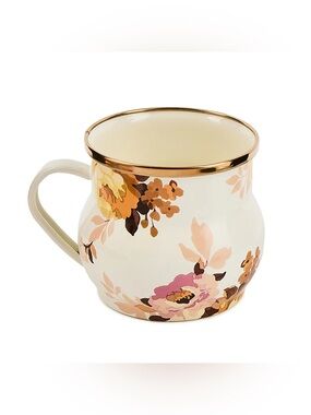 MacKenzie-Childs Wild Rose White Mug